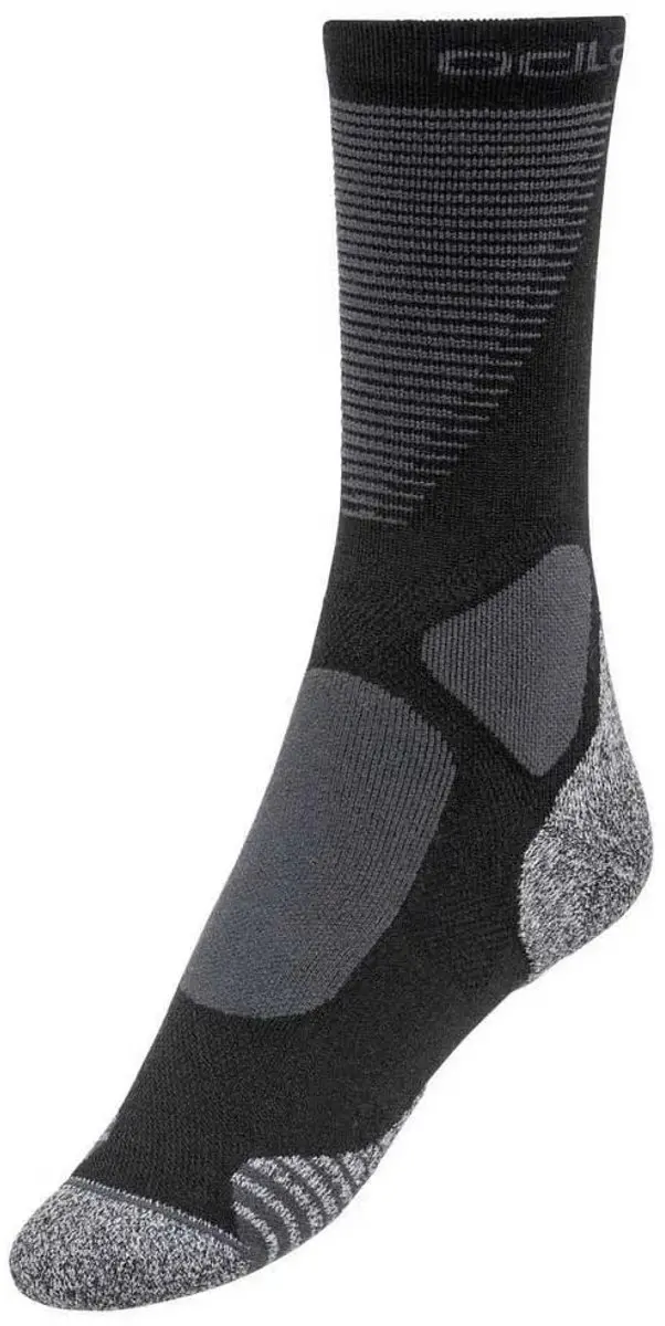 ODLO Crew Active Warm XC Sokken - Zwart/Grijs 36-38 - afbeelding 4 van 4