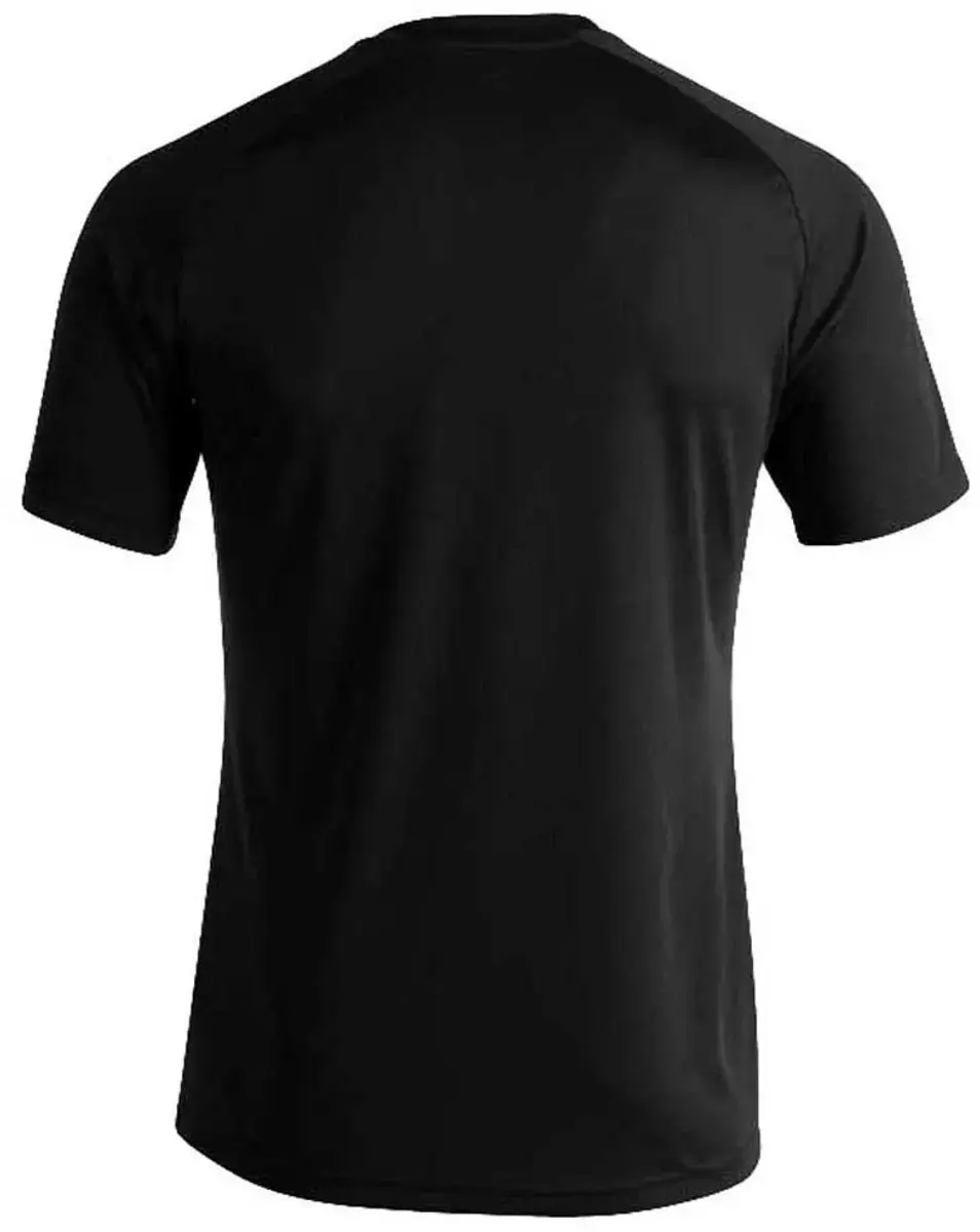 Joma Pisa II Shirt Korte Mouw Kinderen 152 - Zwart/Wit