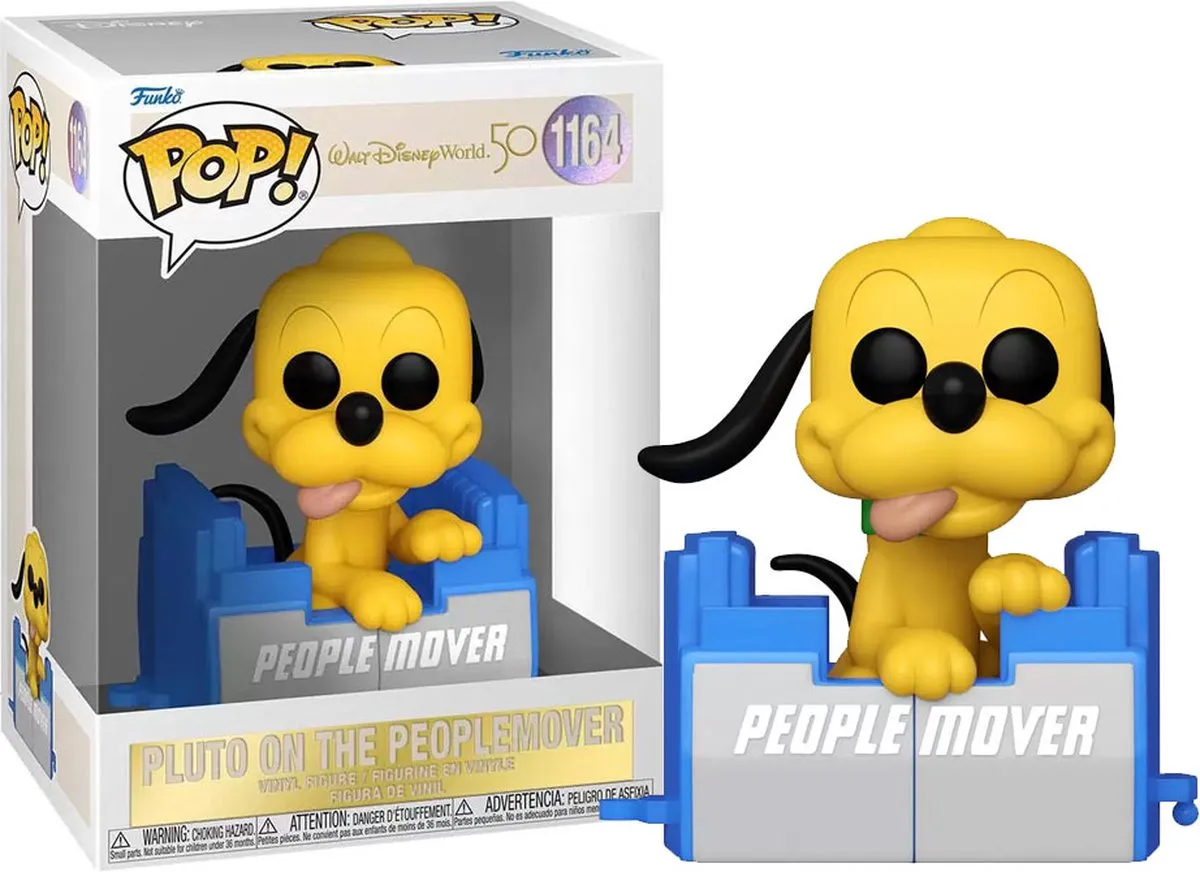 Funko Disney Pop! Pluto Walt Disney World 50th Anniversary - 59509 - Multicolor