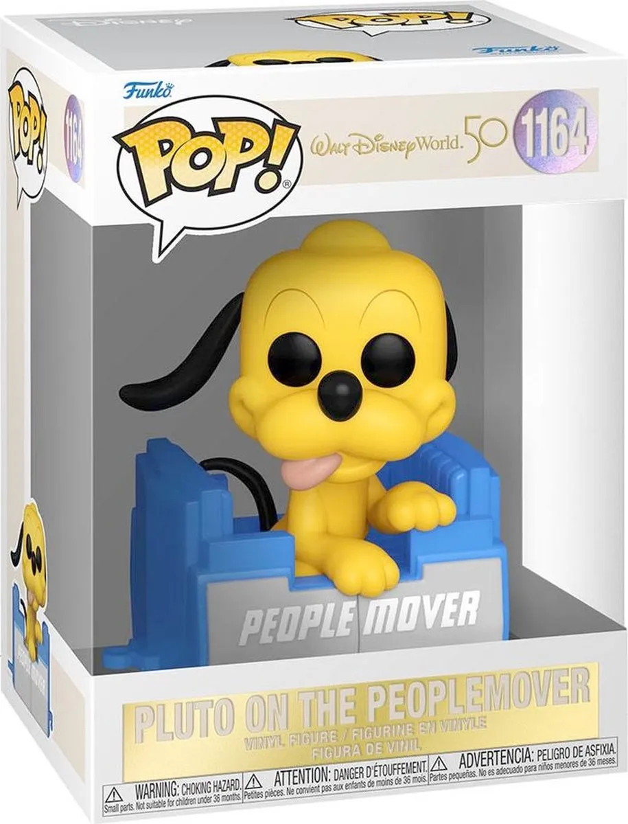 Funko Disney Pop! Pluto Walt Disney World 50th Anniversary - 59509 - Multicolor