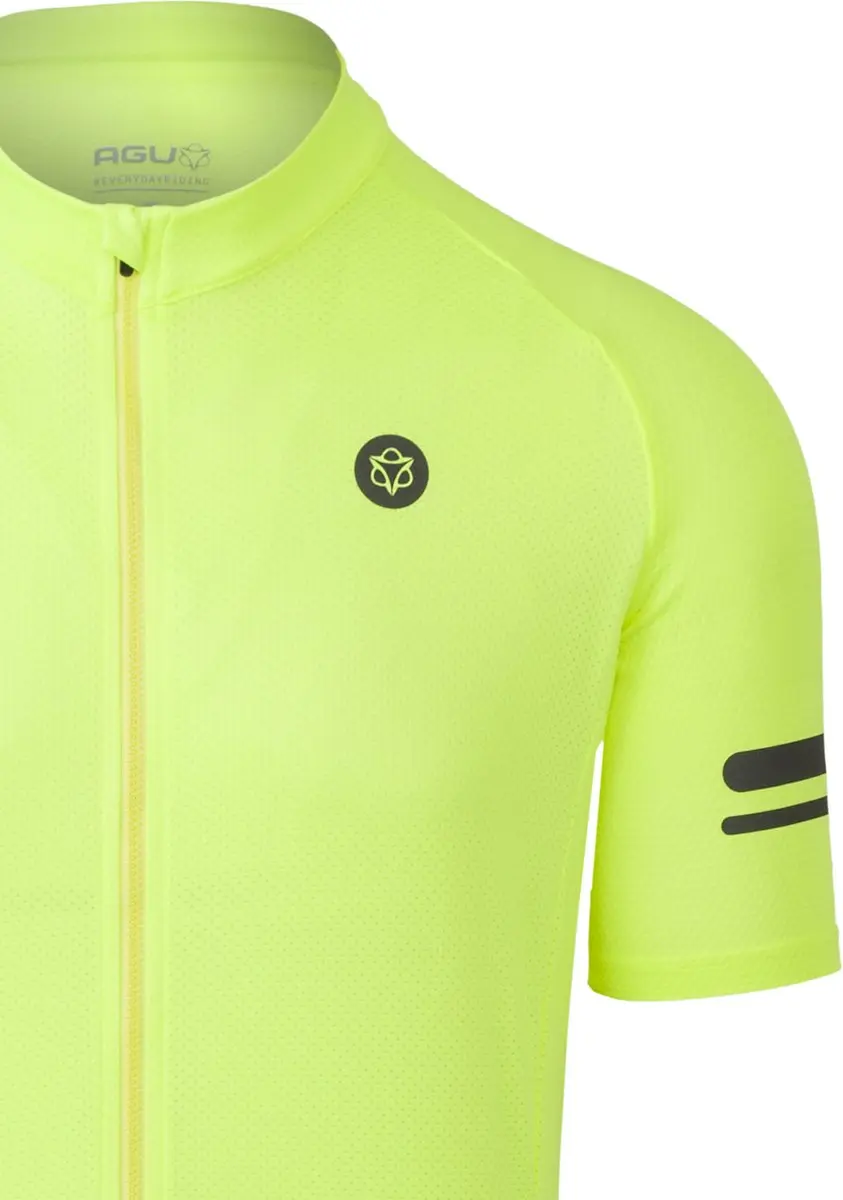 AGU Core Fietsshirt Heren - M - Neongeel