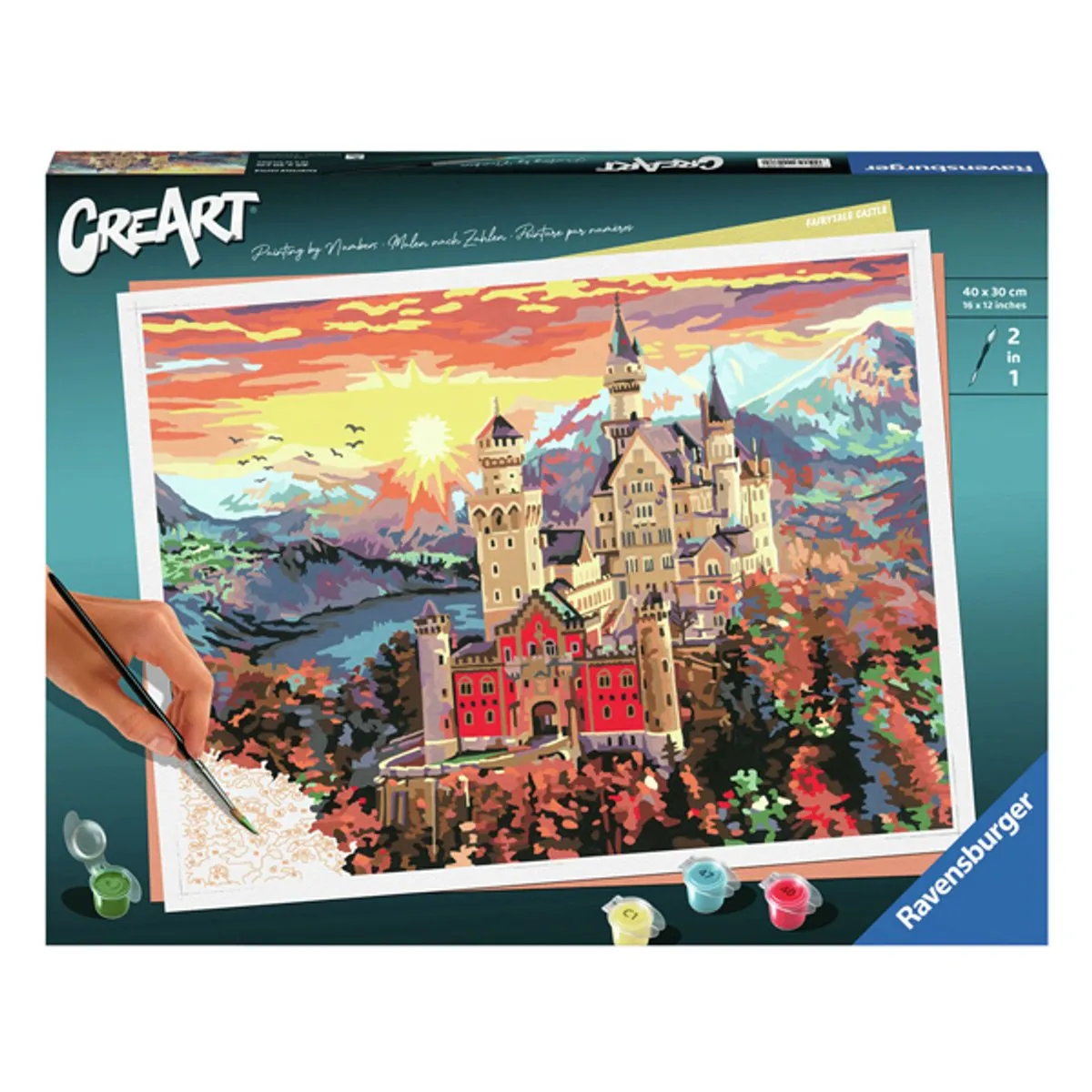 Ravensburger CreArt Fairytale Castle - Multicolor - afbeelding 6 van 6