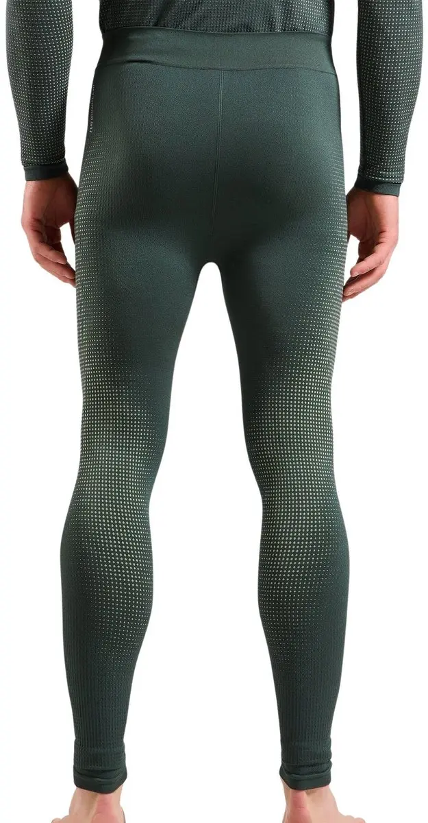 ODLO Performance Warm Eco Thermobroek Heren S - Donkergroen