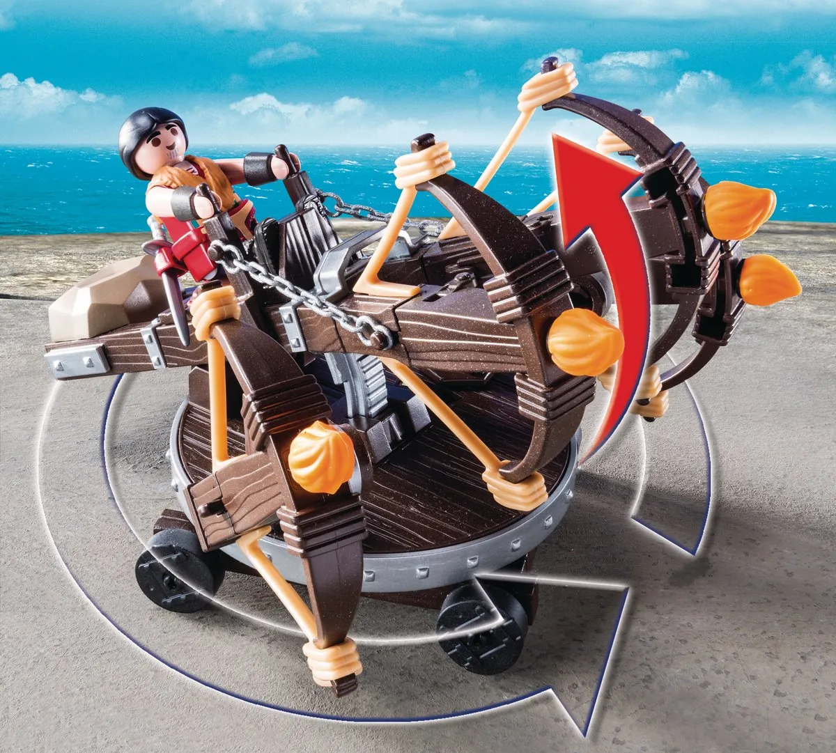 Playmobil Eret Viervoudige Ballista 9249 - Multicolor
