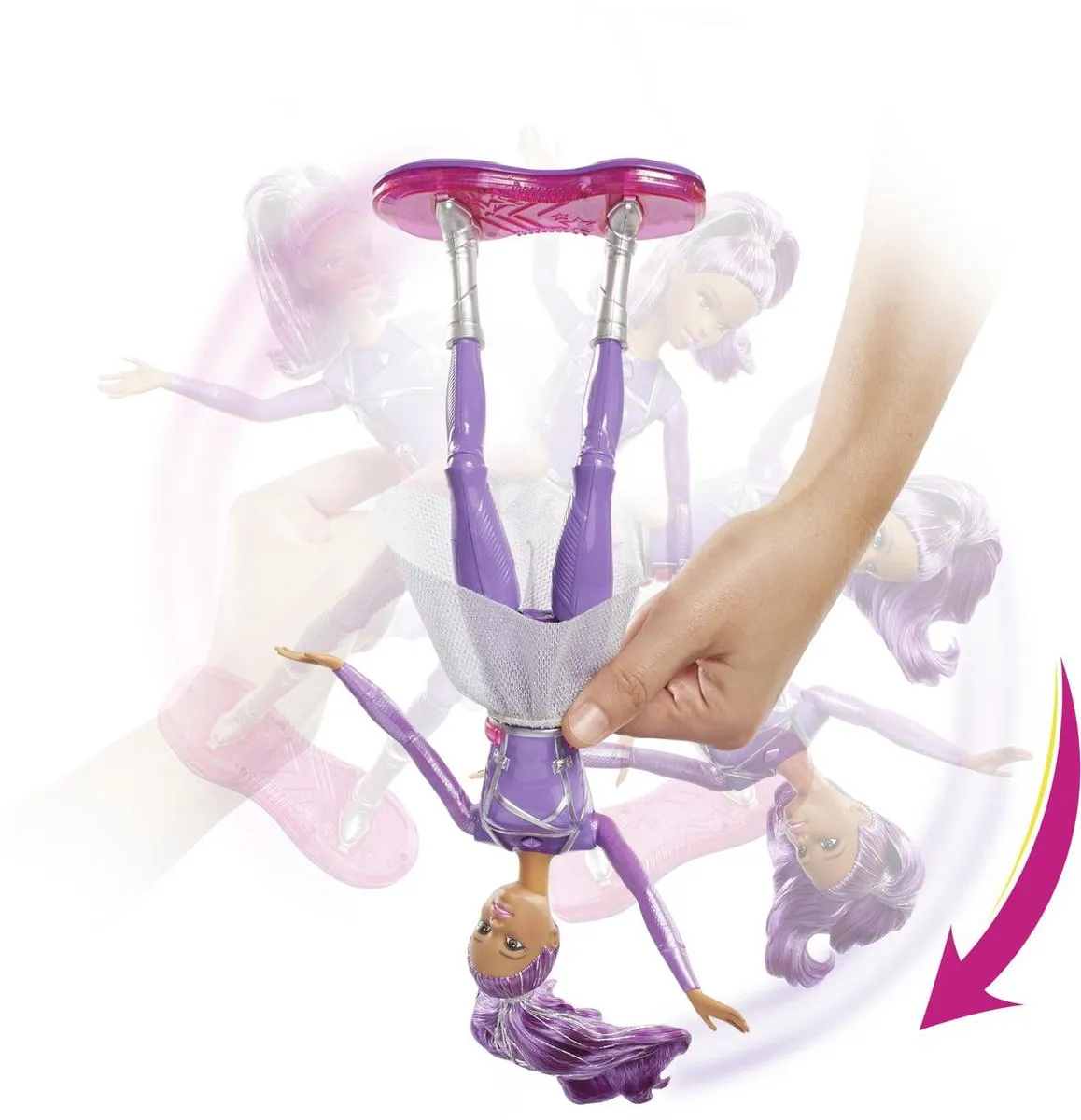 Barbie Co-Lead Pop 3 Stuks - Paars - DLT23 - afbeelding 6 van 6