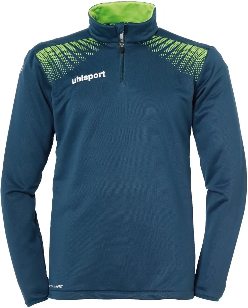 Uhlsport Goal 1/4 Zip Top Petrol-Flash Groen Maat S