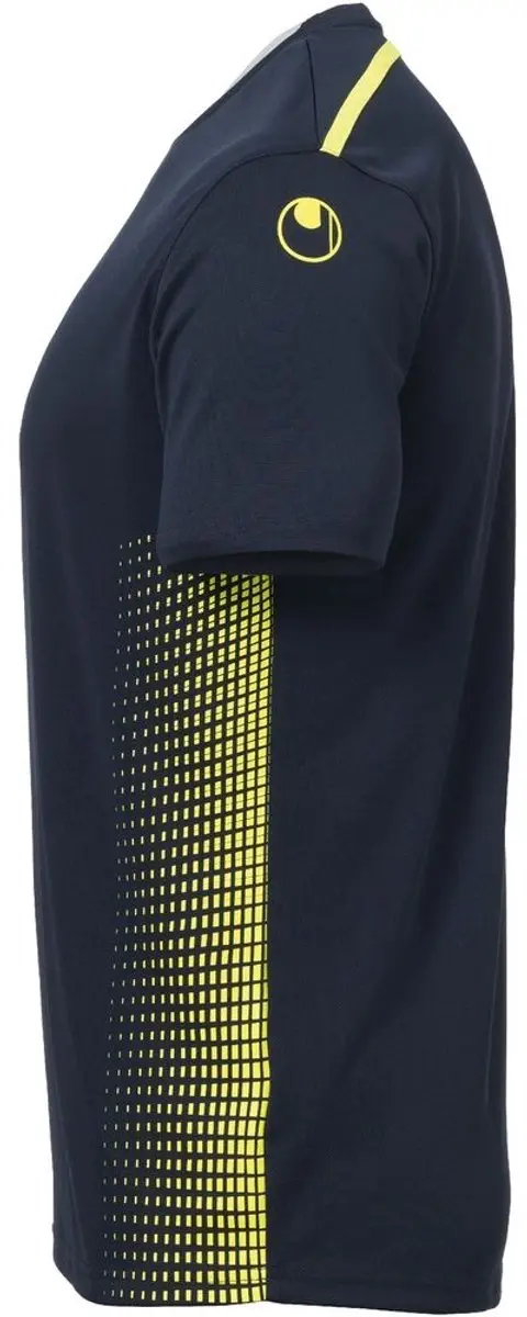 Uhlsport Score Sporttenue Heren Korte Mouw - Marine/Fluogeel 3XL