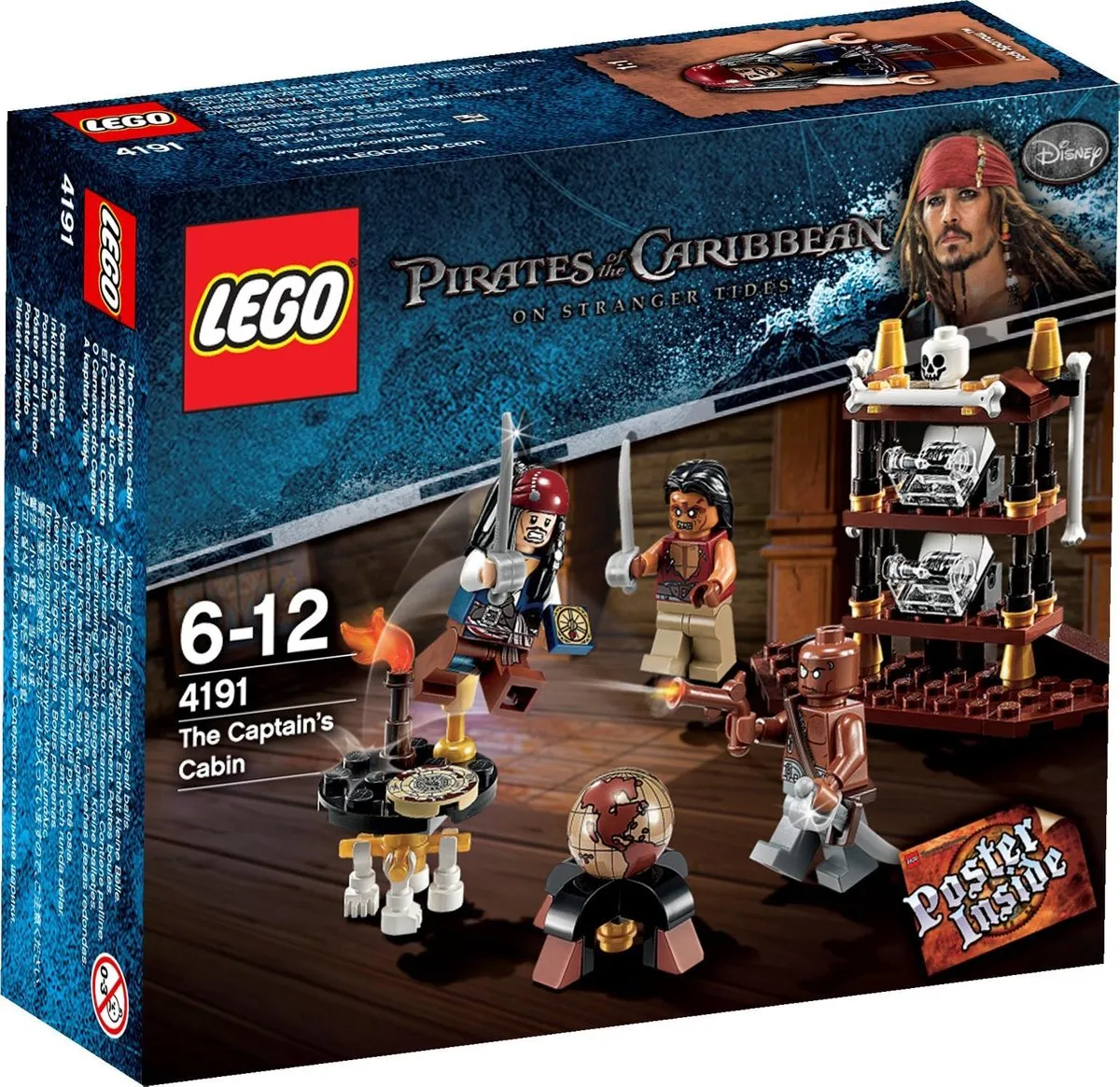 LEGO Pirates of the Caribbean De Hut Van De Kapitein 4191