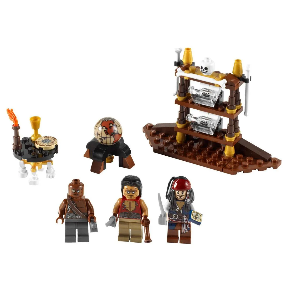 LEGO Pirates of the Caribbean De Hut Van De Kapitein 4191 - 8 Minifiguren