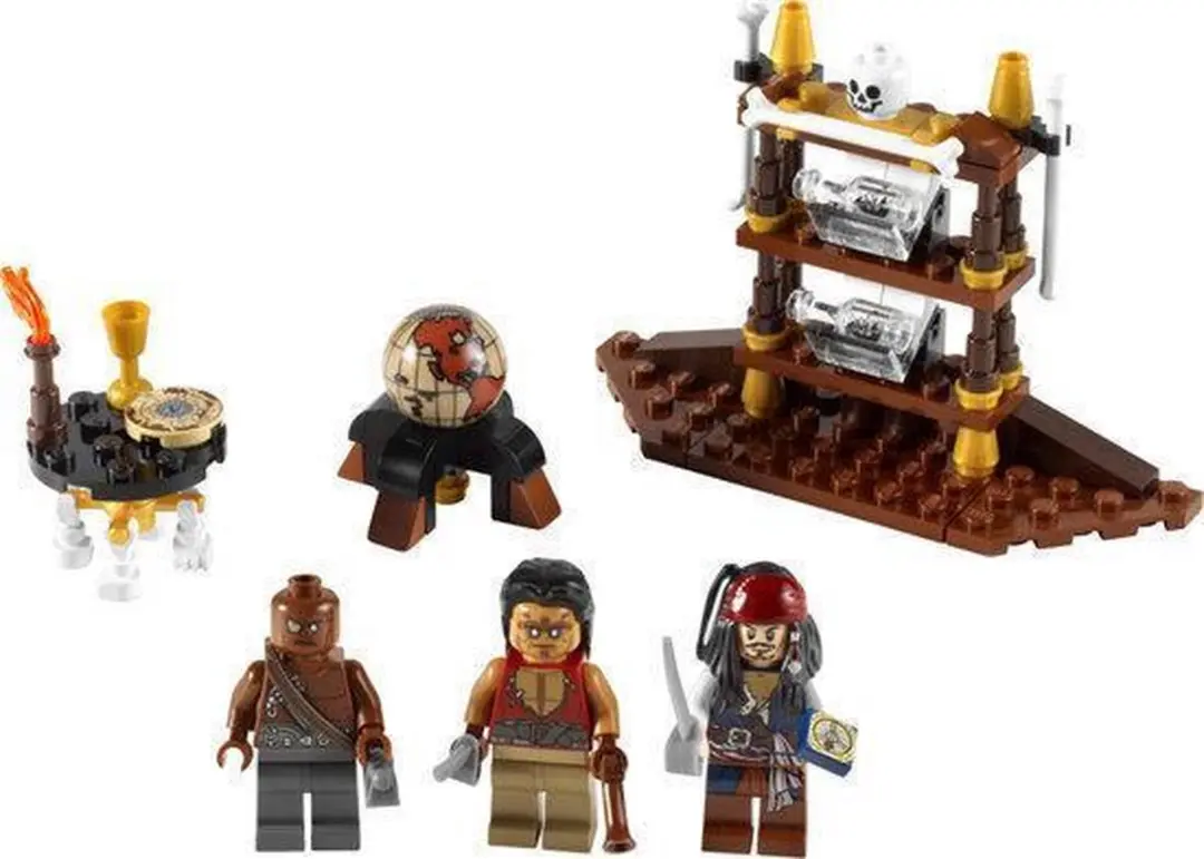 LEGO Pirates of the Caribbean De Hut Van De Kapitein 4191 - 8 Minifiguren