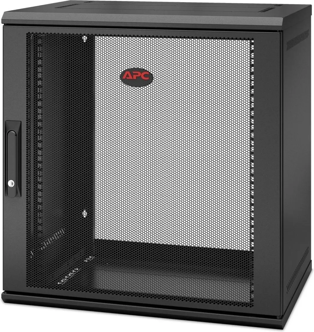 APC NetShelter WX AR112SH4 12U/HE, 19inch Wandpatchkast, Geschikt voor muurbeves