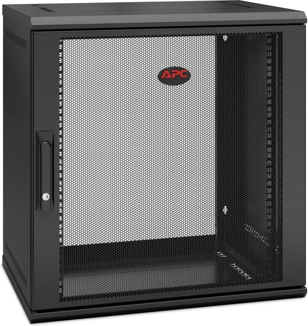APC NetShelter WX AR112SH4 Wandpatchkast 12U - 400mm Diep - Zwart - afbeelding 2 van 5