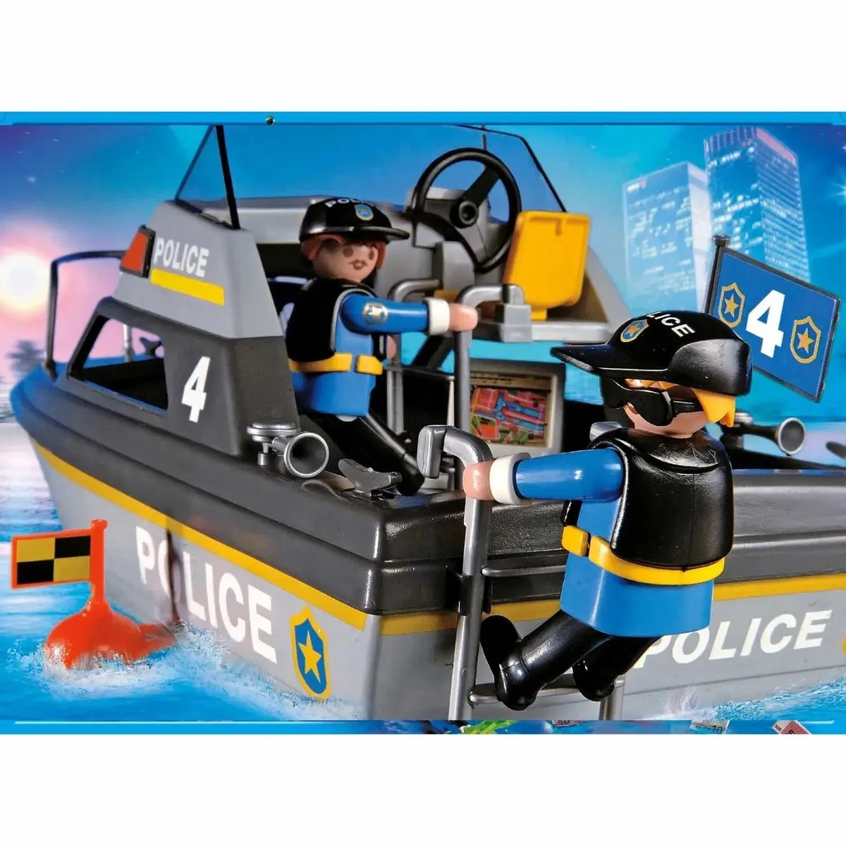 Playmobil City Action Politieboot 71394 - Multicolor
