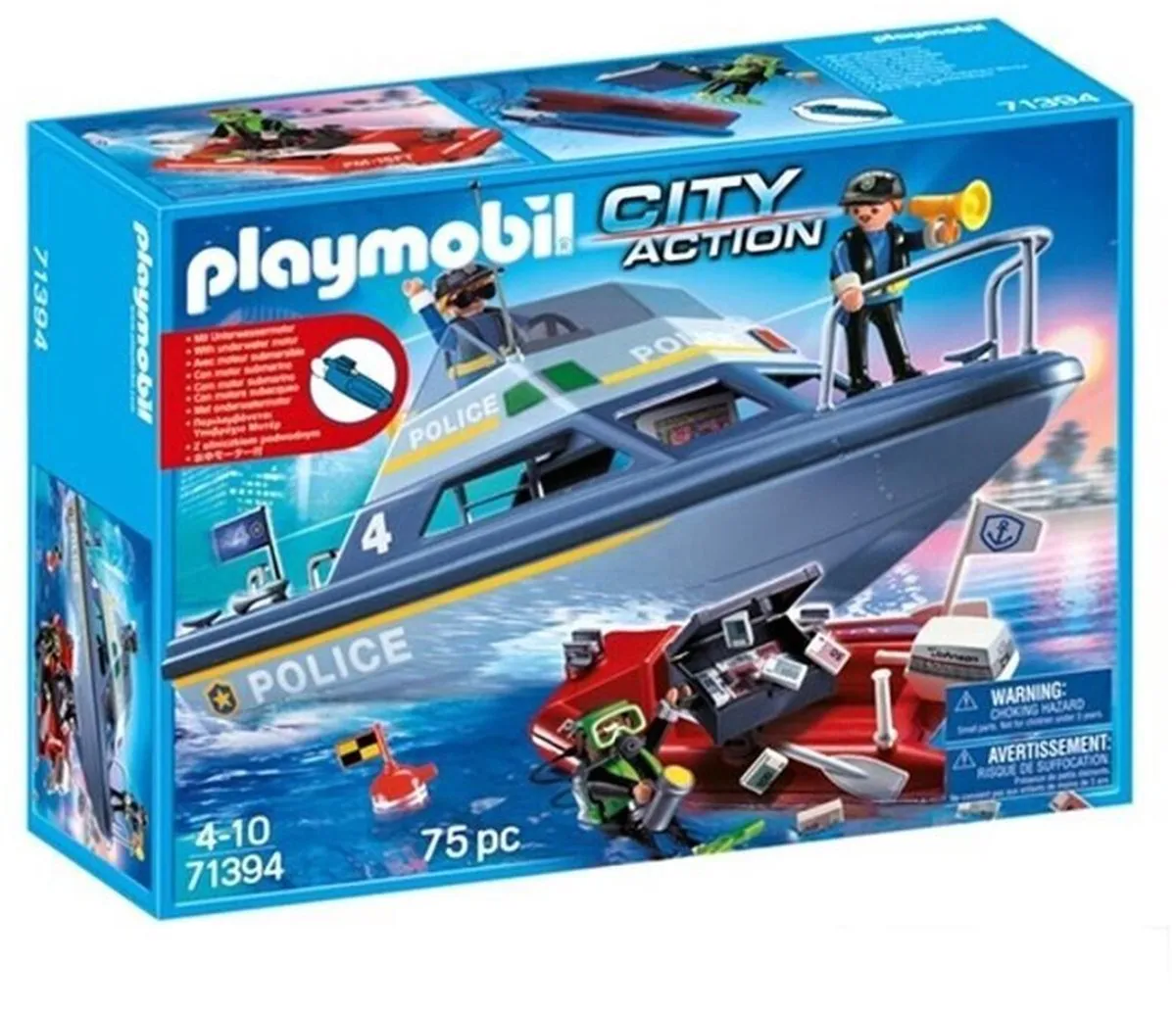Playmobil City Action Politieboot 71394