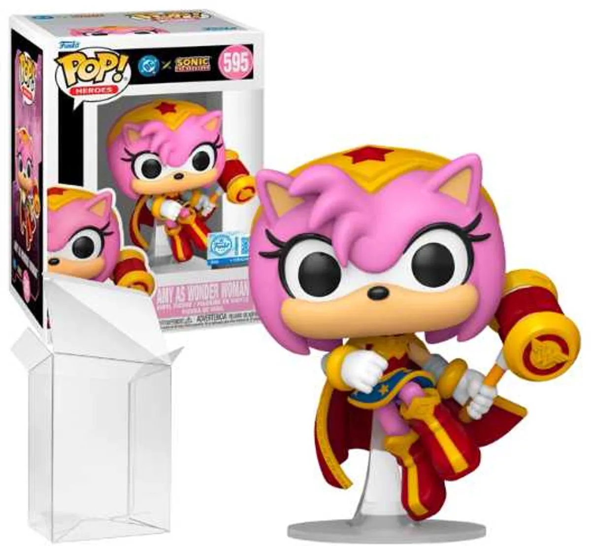 Funko Pop! Sonic x Justice League Amy als Wonder Woman 595