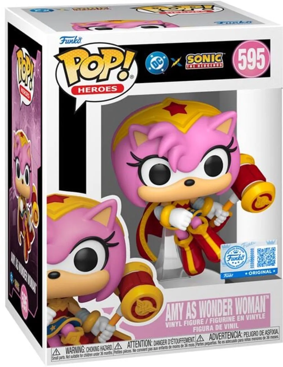 Funko Pop! Sonic x Justice League Amy als Wonder Woman 595