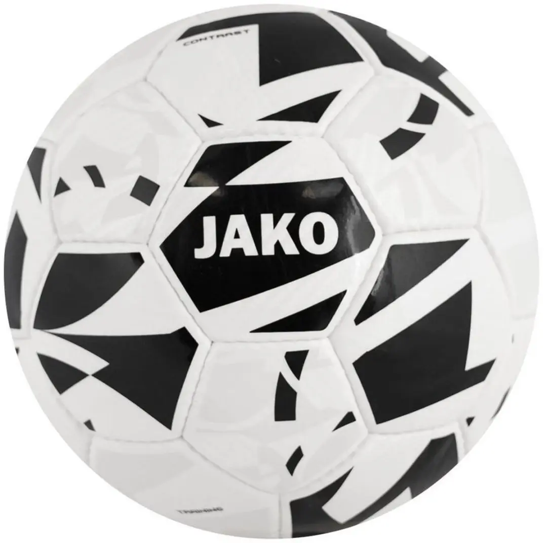 Jako Contrast Trainingsbal Maat 5 - Wit/Zwart - afbeelding 3 van 3