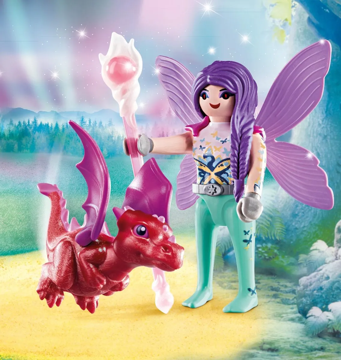 Playmobil Special Plus Fee met Drakenbaby 70299 - Multicolor