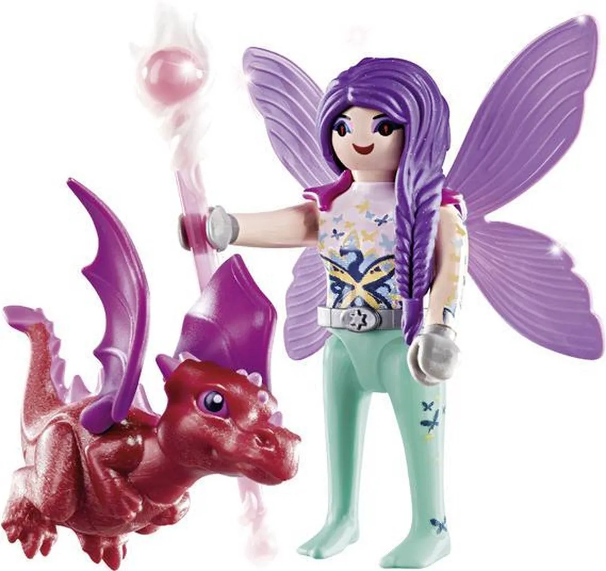 Playmobil Special Plus Fee met Drakenbaby 70299 - Multicolor