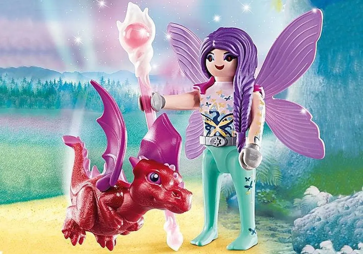 Playmobil Special Plus Fee met Drakenbaby 70299 - Multicolor