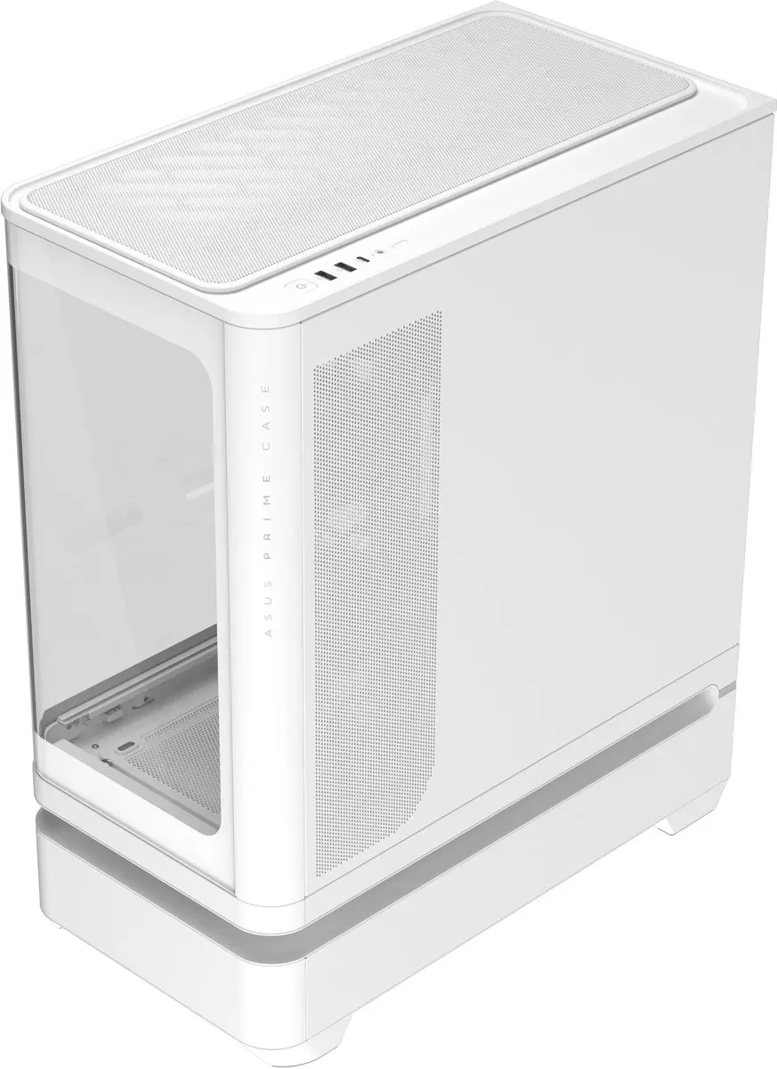 ASUS Prime AP304 TG ARGB PC Behuizing - Wit