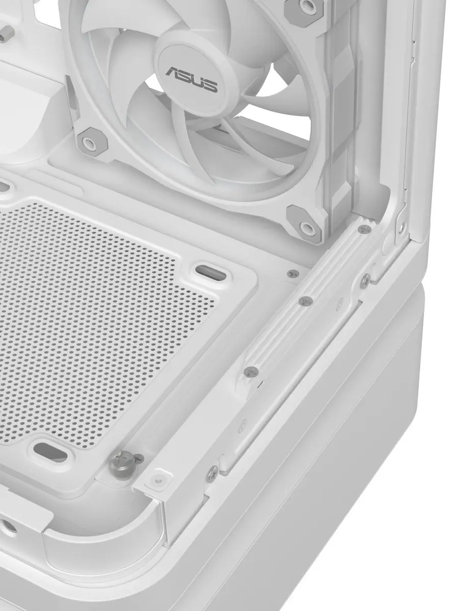 ASUS Prime AP304 TG ARGB PC Behuizing - Wit - afbeelding 6 van 6
