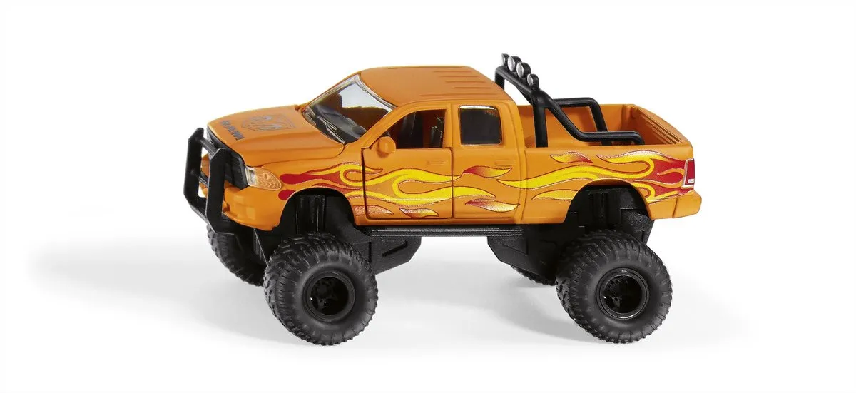 SIKU 2358 Dodge RAM 1500 Speelgoedauto 1:50 - Metaal/Zwart Oranje