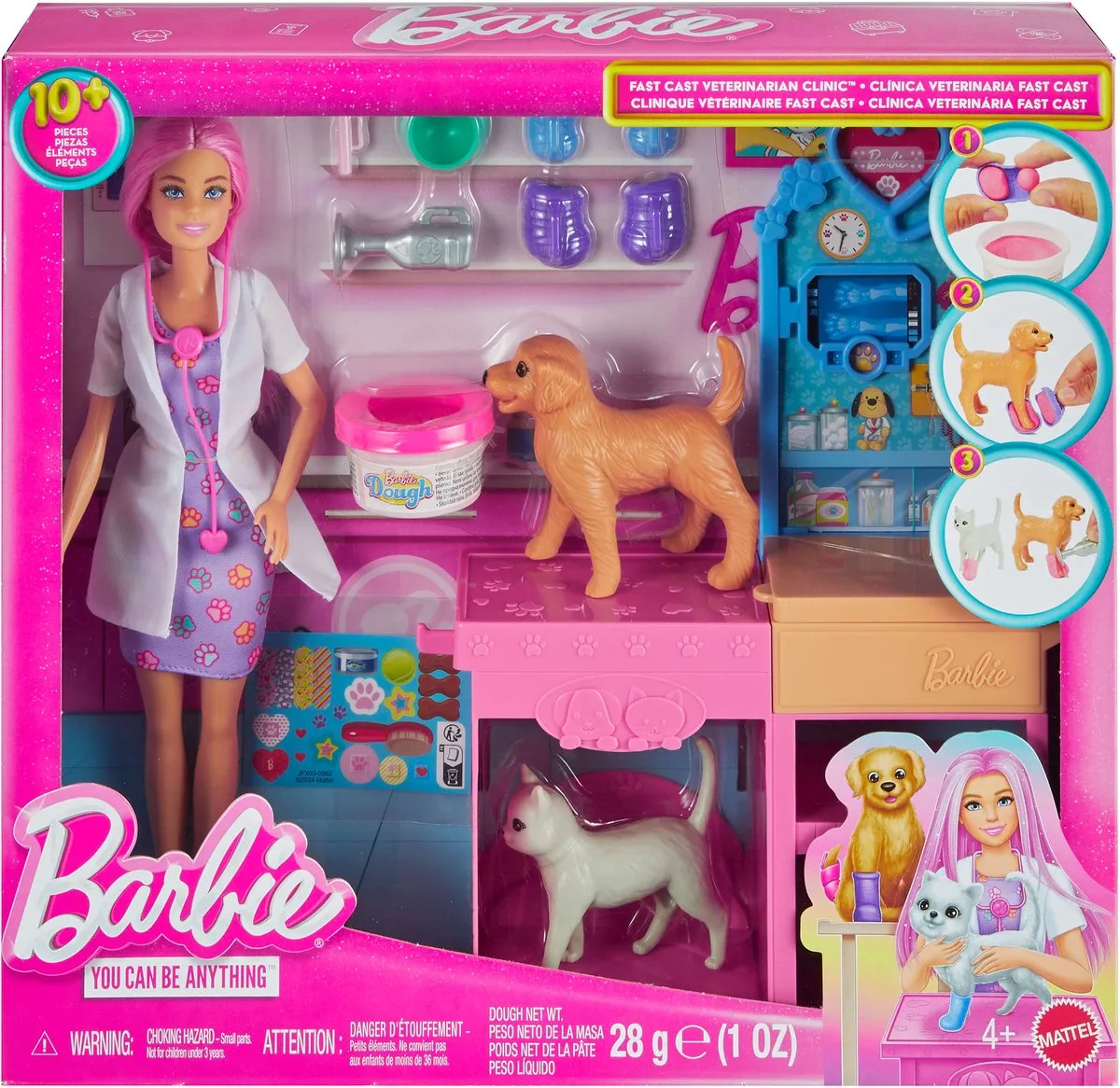 Barbie Careers Snelgips Dierenkliniek JFX93 - Multicolor