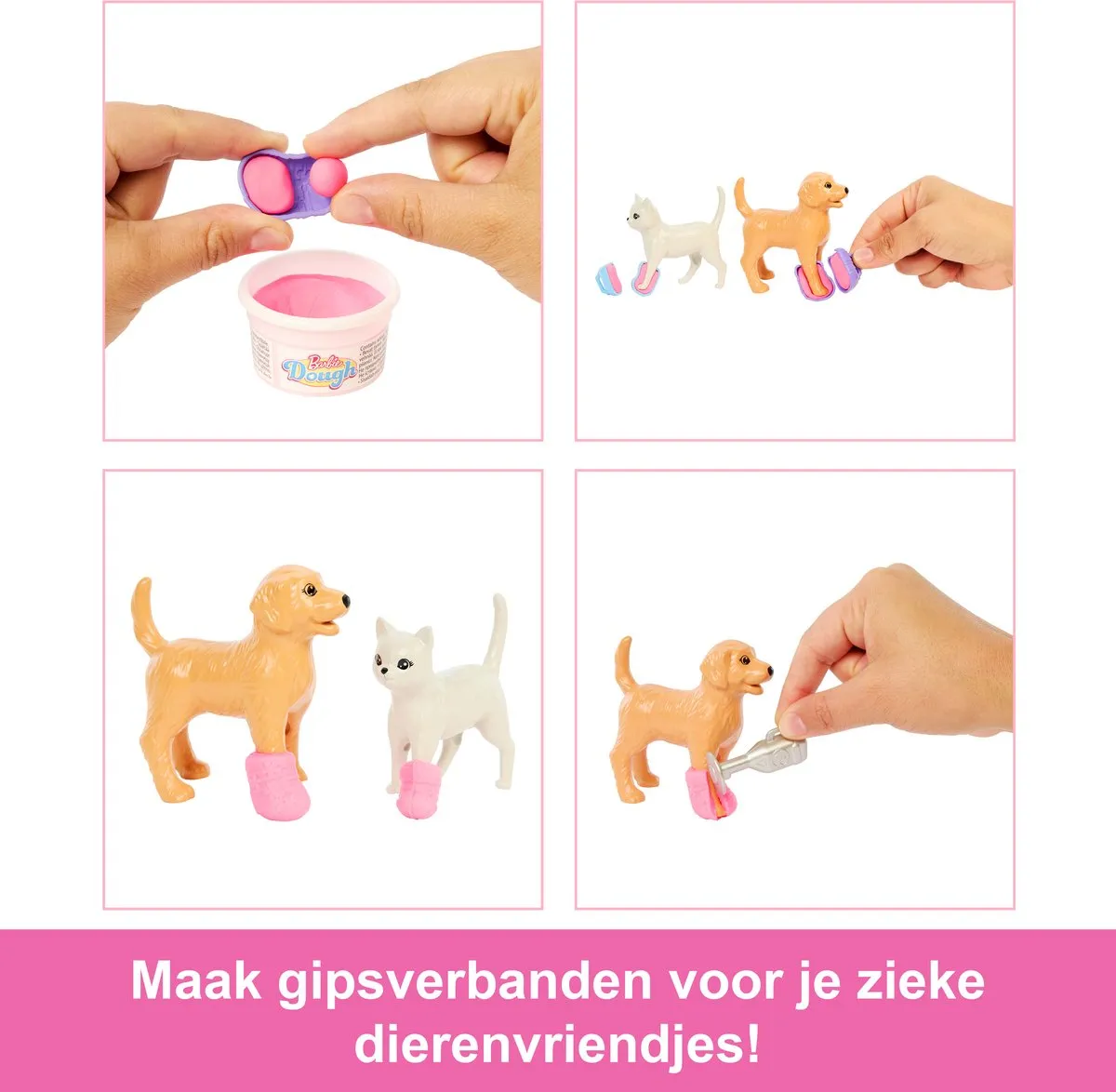 Barbie Careers Snelgips Dierenkliniek JFX93 - Multicolor