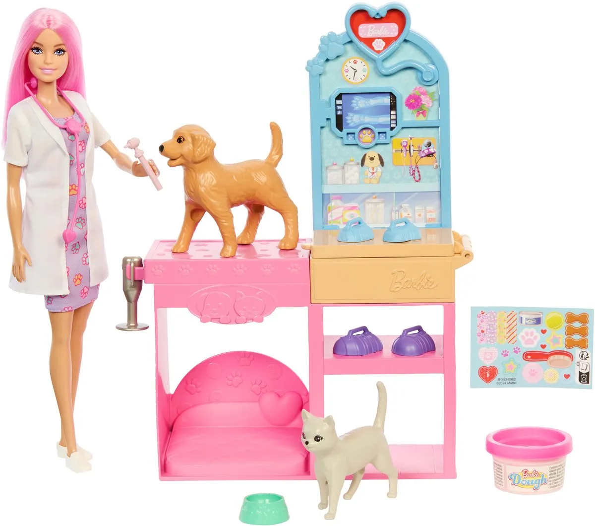 Barbie Careers Snelgips Dierenkliniek JFX93 - Multicolor