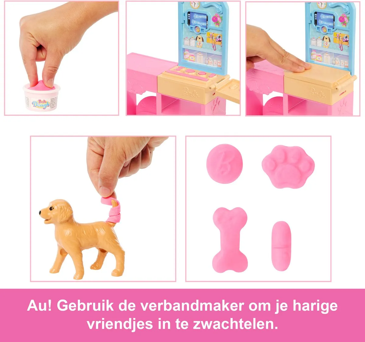 Barbie Careers Snelgips Dierenkliniek JFX93 - Multicolor