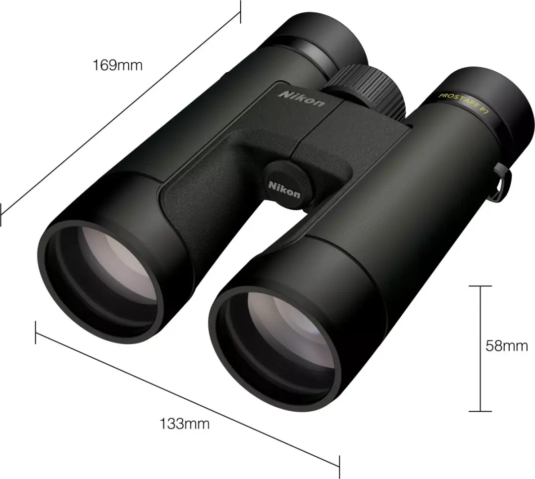 Nikon Prostaff P7 12x50 Verrekijker - Zwart - afbeelding 4 van 6