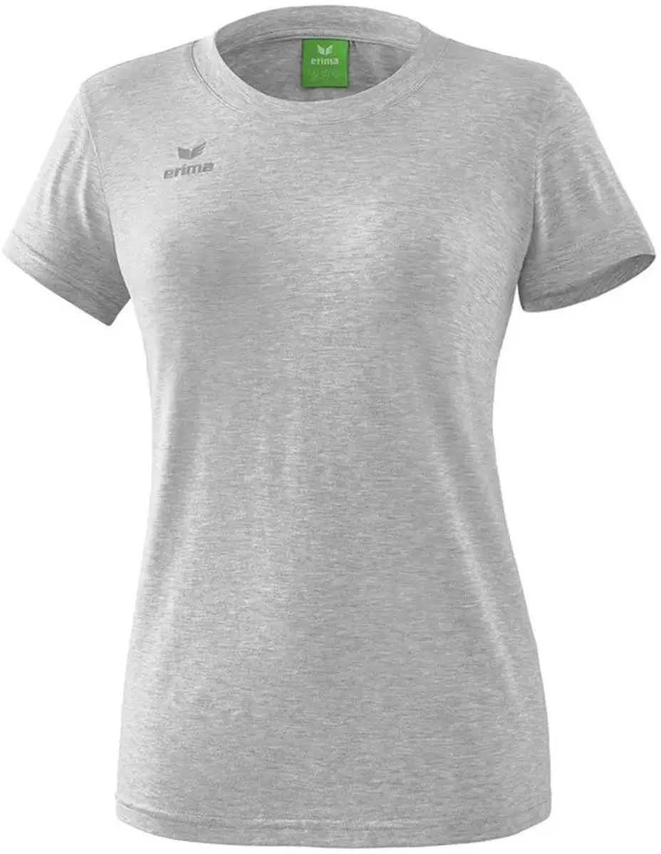 Erima Style T-Shirt Dames - Lichtgrijs - Maat 48