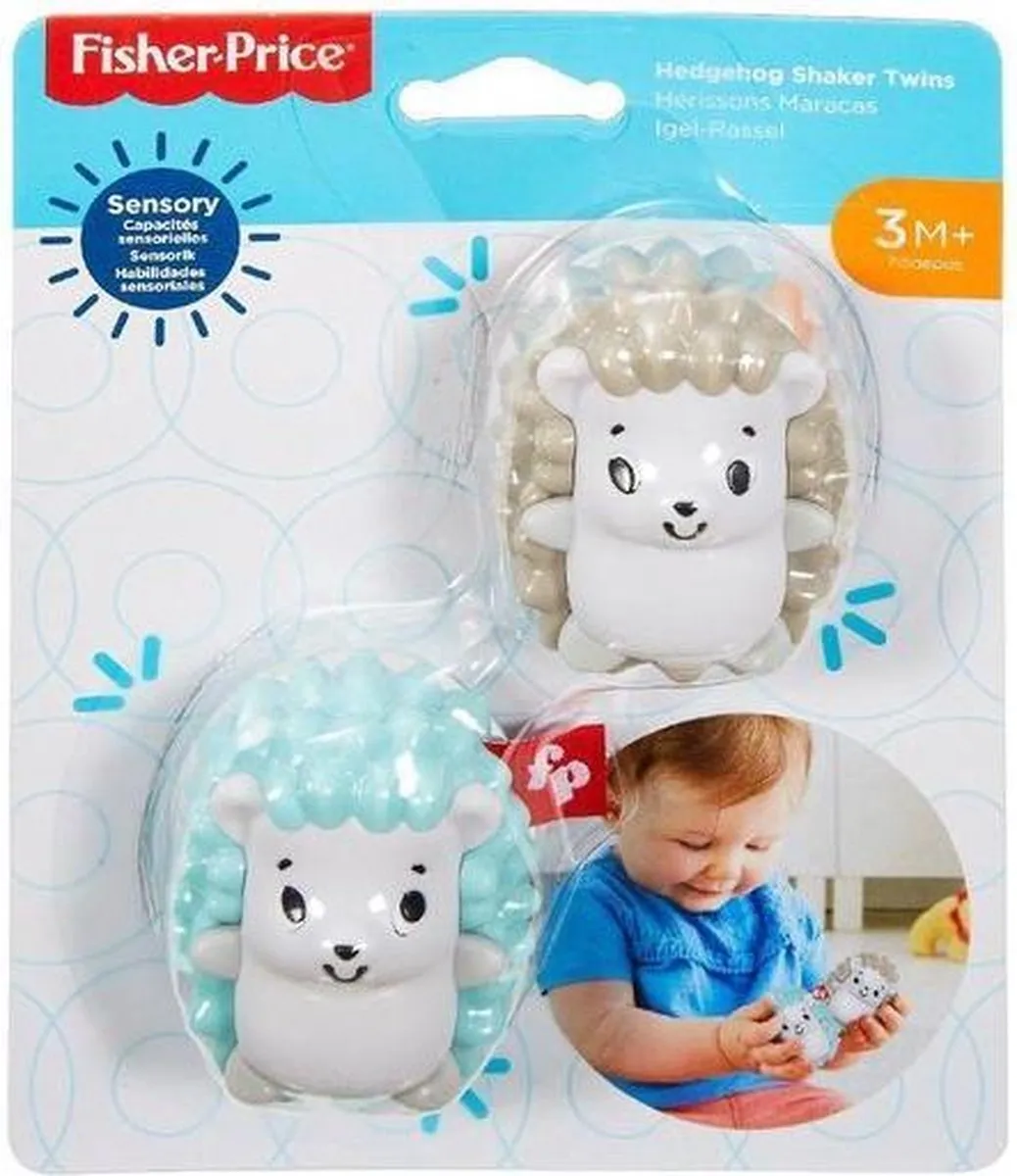 Fisher-Price Twee Egel Rammelaars - Multi