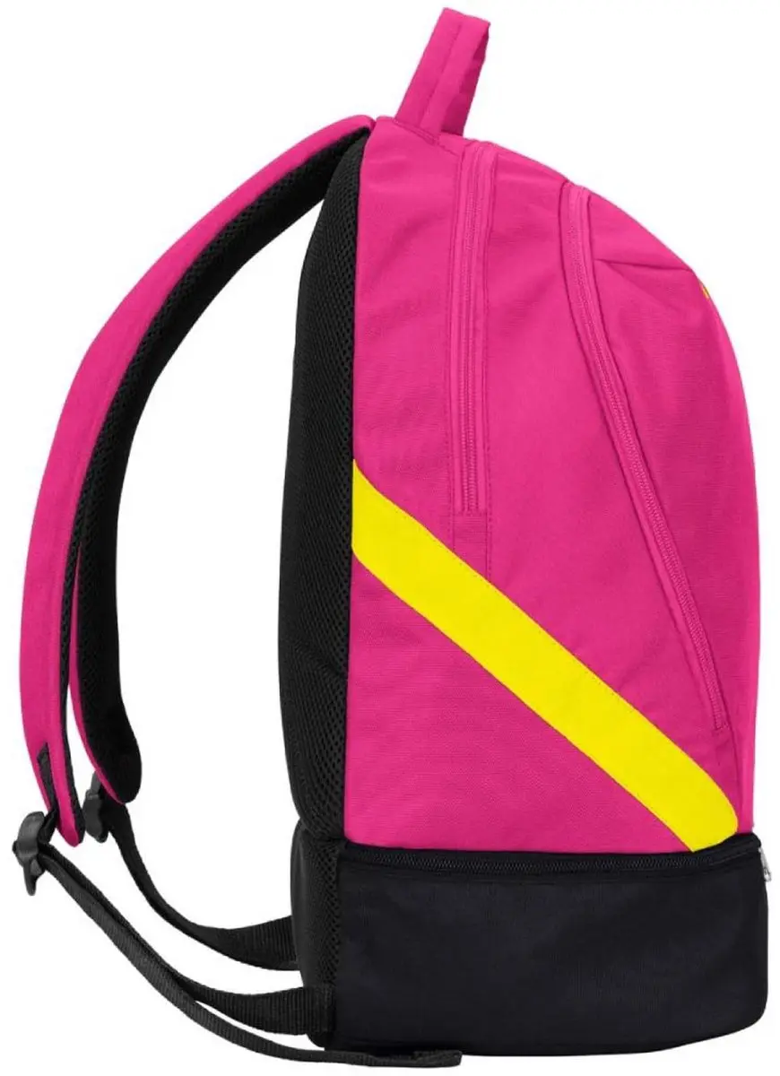 JAKO Iconic Rugzak - Roze/Zwart/Fluogeel