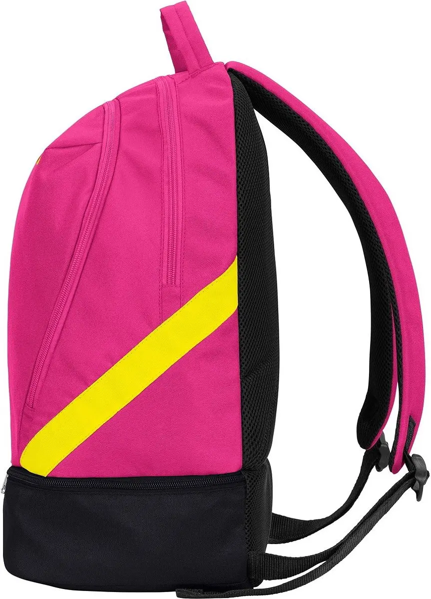 JAKO Iconic Rugzak - Roze/Zwart/Fluogeel