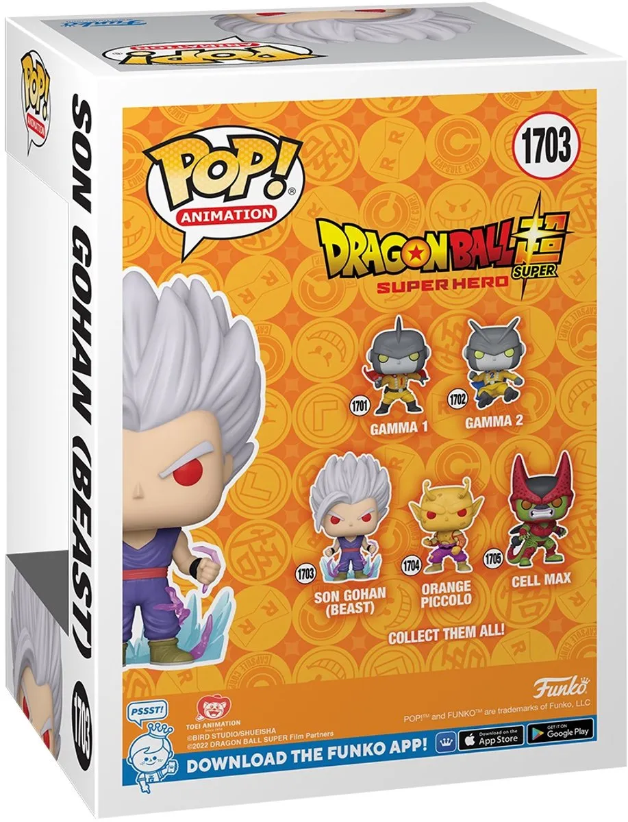 Funko Pop Animation Dragon Ball Super Hero Son Gohan Beast #1703