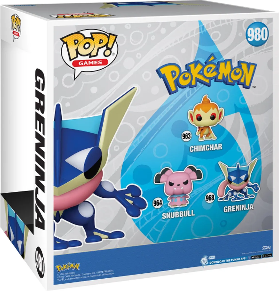 Funko Pop Games Jumbo Pokémon Greninja - 25cm