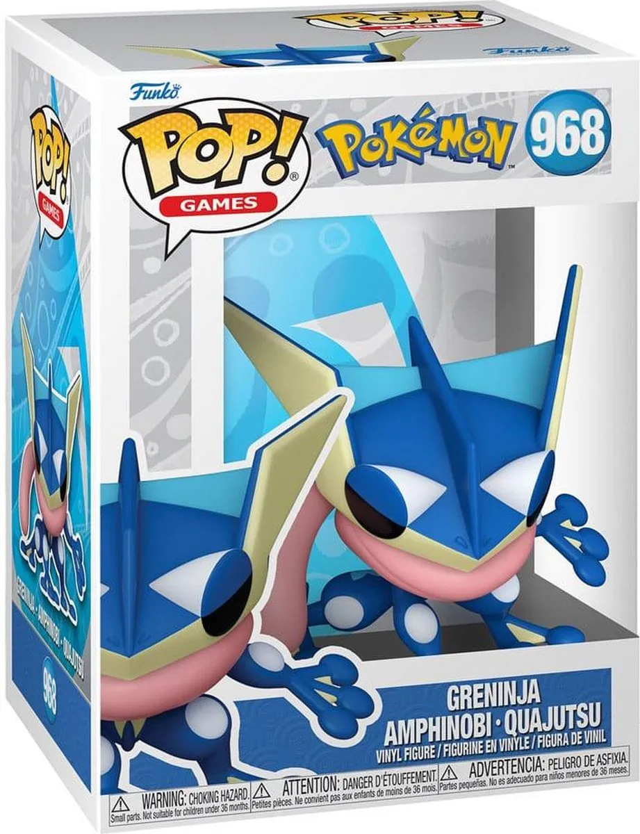 Funko Pop Games Jumbo Pokémon Greninja - 25cm