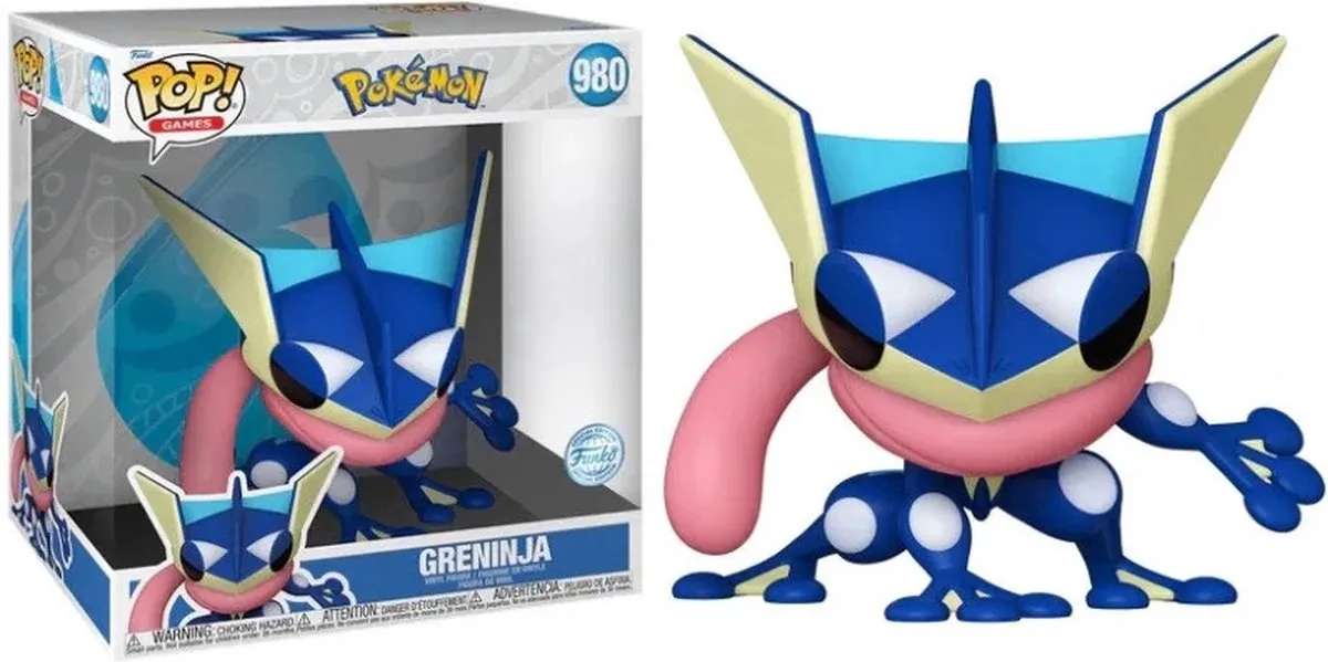 Funko Pop Games Jumbo Pokémon Greninja - 25cm