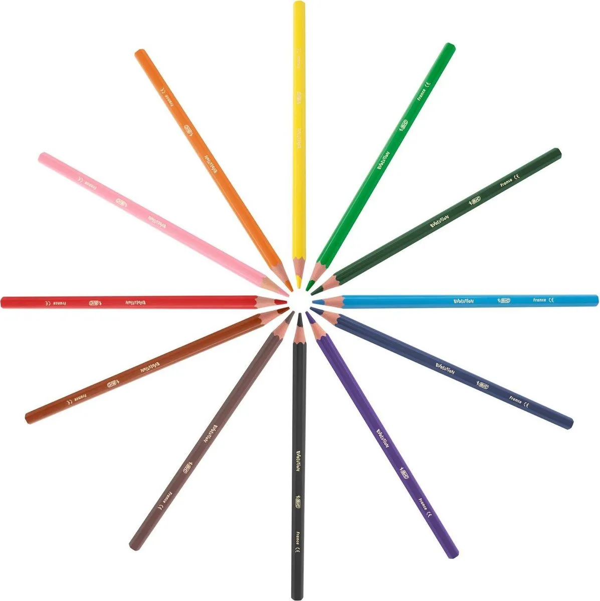 Bic Kids ECOlution Kleurpotloden 60 Stuks - Multicolor