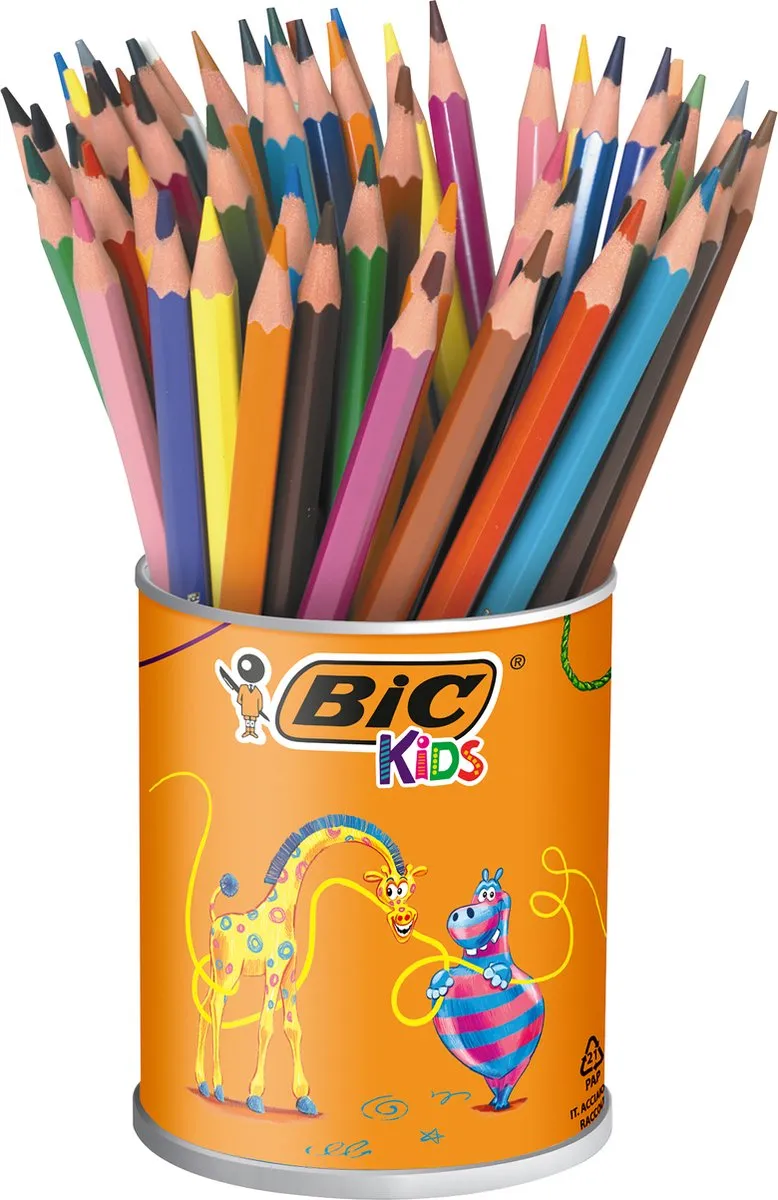 Bic Kids ECOlution Kleurpotloden 60 Stuks