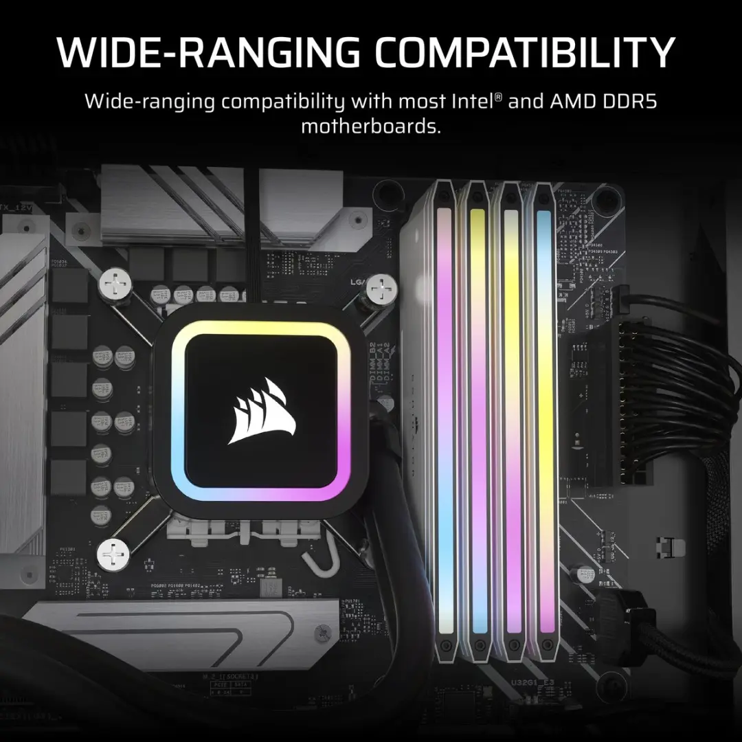 Corsair Dominator Titanium DDR5 Lighting Enhancement Kit - Wit - afbeelding 6 van 6