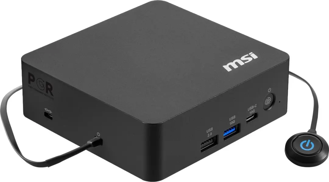MSI Cubi NUC AI+ 3MG-004BEU Barebone Mini-pc - Zwart - afbeelding 2 van 6