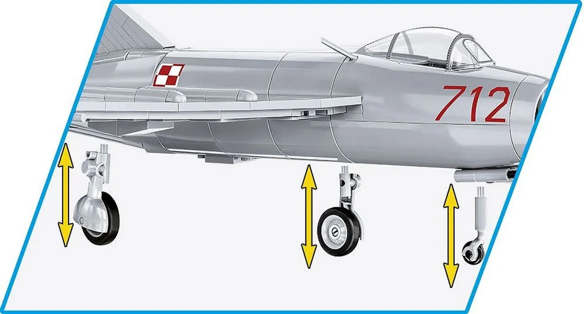Cobi 5822 Polish Air Force 1952 - 504 Stuks - 1:32
