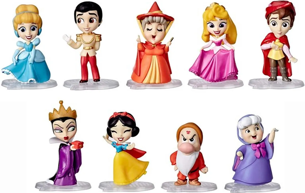 Hasbro Disney Princess Avonturen Ontdekkingen Poppen Set E5625 - 9 Stuks - Multicolor