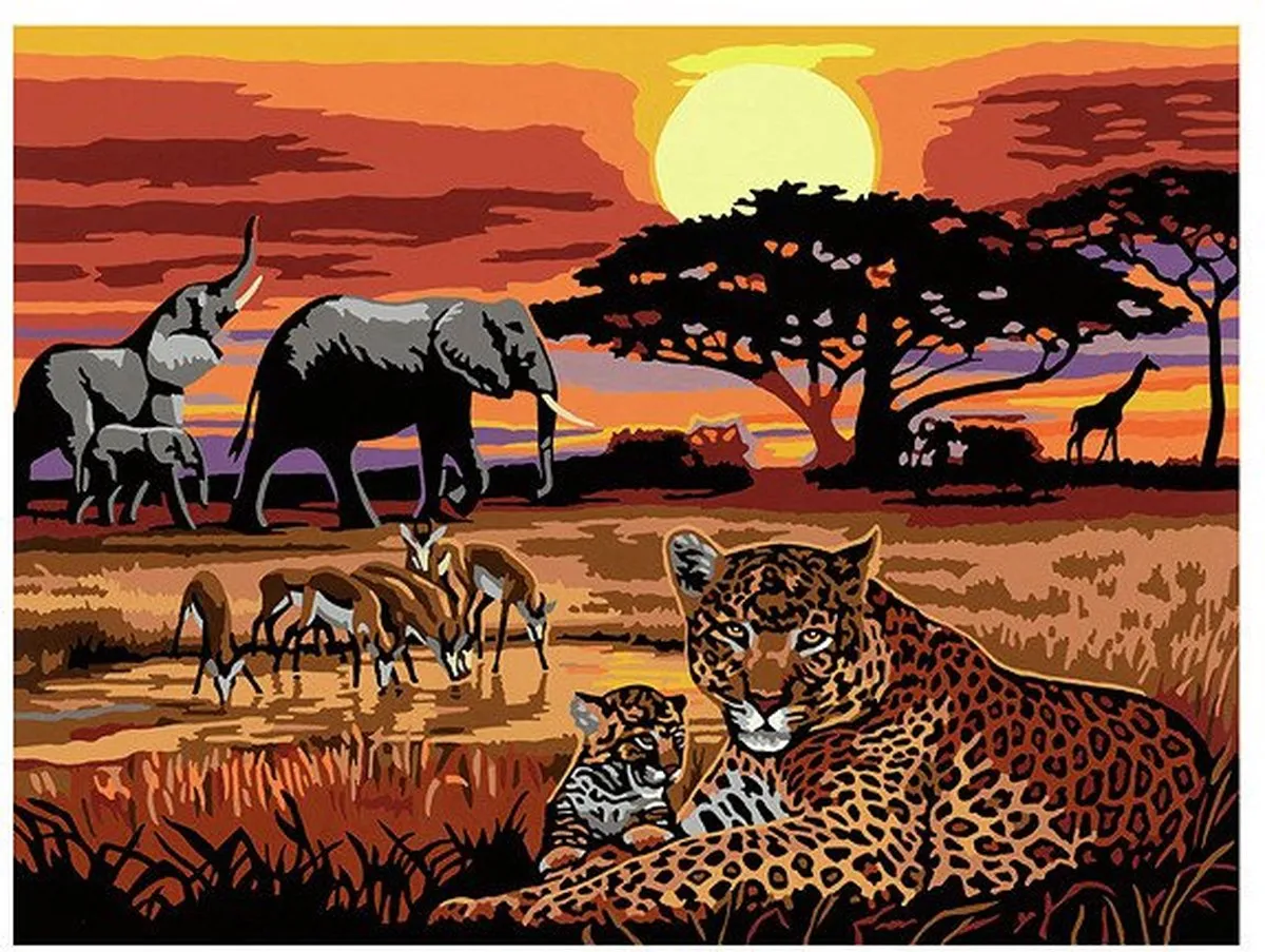 Ravensburger CreArt Savannah Landscapes Schilderen op Nummer