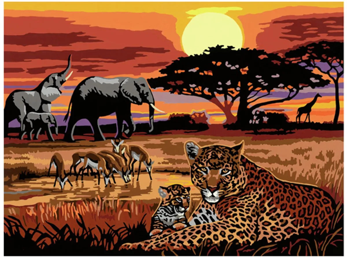 Ravensburger CreArt Savannah Landscapes Schilderen op Nummer - Multicolor - afbeelding 6 van 6