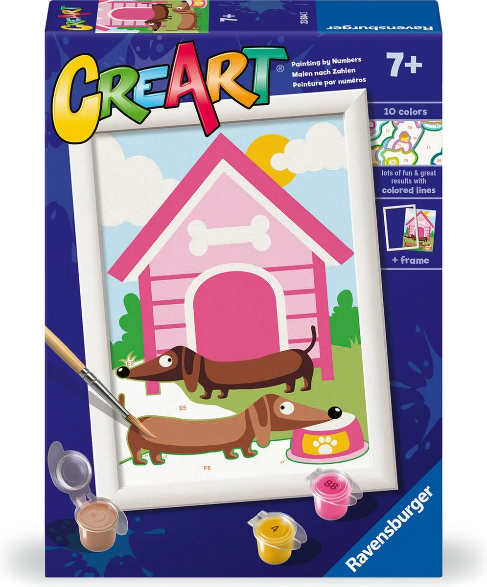 Ravensburger CreArt Dashhound Delight - Meerkleurig