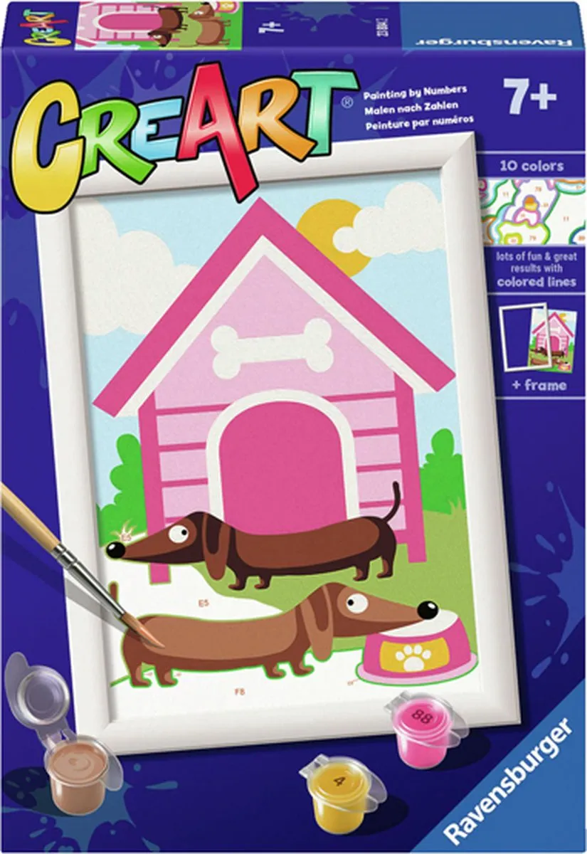 Ravensburger CreArt Dashhound Delight - Meerkleurig
